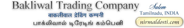 [ Bakliwal Trading Company ] [ www.nirmaldosti.com ]