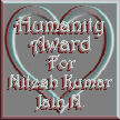Humanity Award for Nitesh Kumar Jain N.